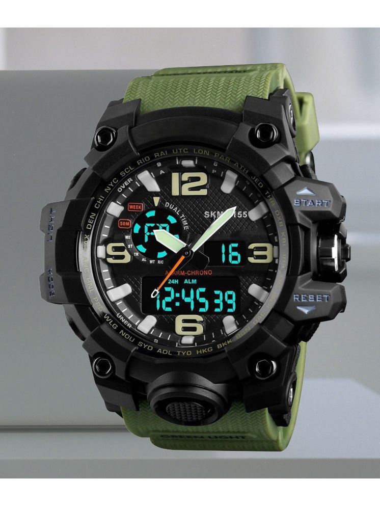     			Harbor Green Silicon Analog-Digital Men's Watch