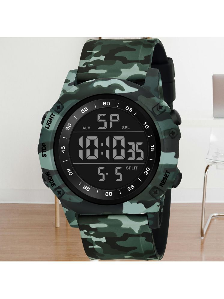     			Harbor Green Silicon Analog-Digital Men's Watch