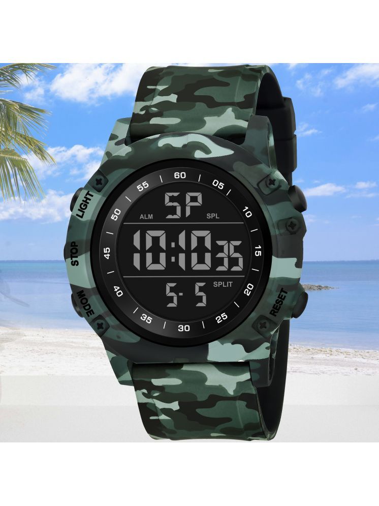     			Harbor Green Silicon Analog-Digital Men's Watch