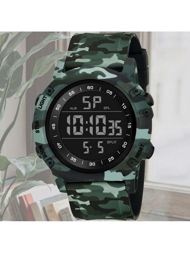     			Harbor Green Silicon Analog-Digital Men's Watch