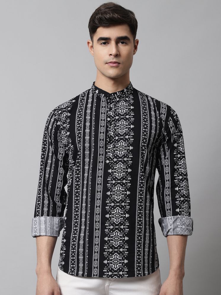     			MAJESTIC MAN Black Cotton Men's Regular Kurta ( Pack of 1 )