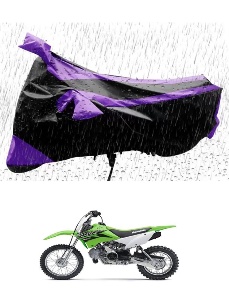     			RONISH Bike Body Cover for Kawasaki KLX 110 ( Pack of 1 ) , Purple