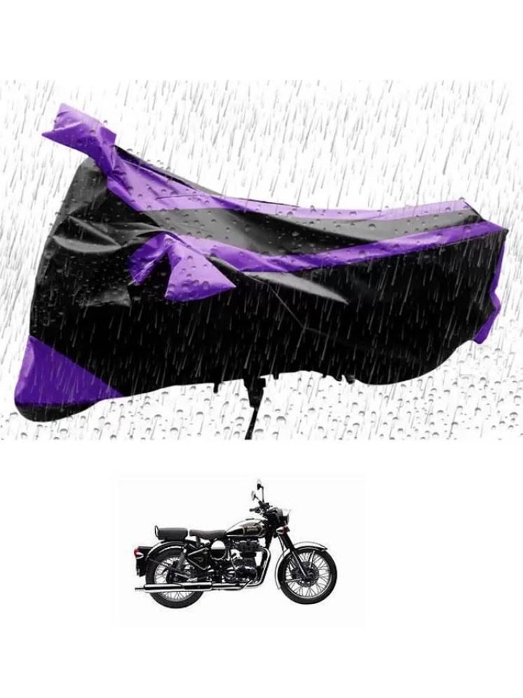     			RONISH Bike Body Cover for Royal Enfield Classic Chrome ( Pack of 1 ) , Purple