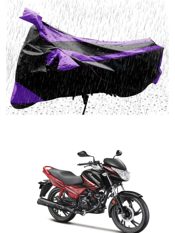     			RONISH Bike Body Cover for Hero Glamour i3s ( Pack of 1 ) , Purple