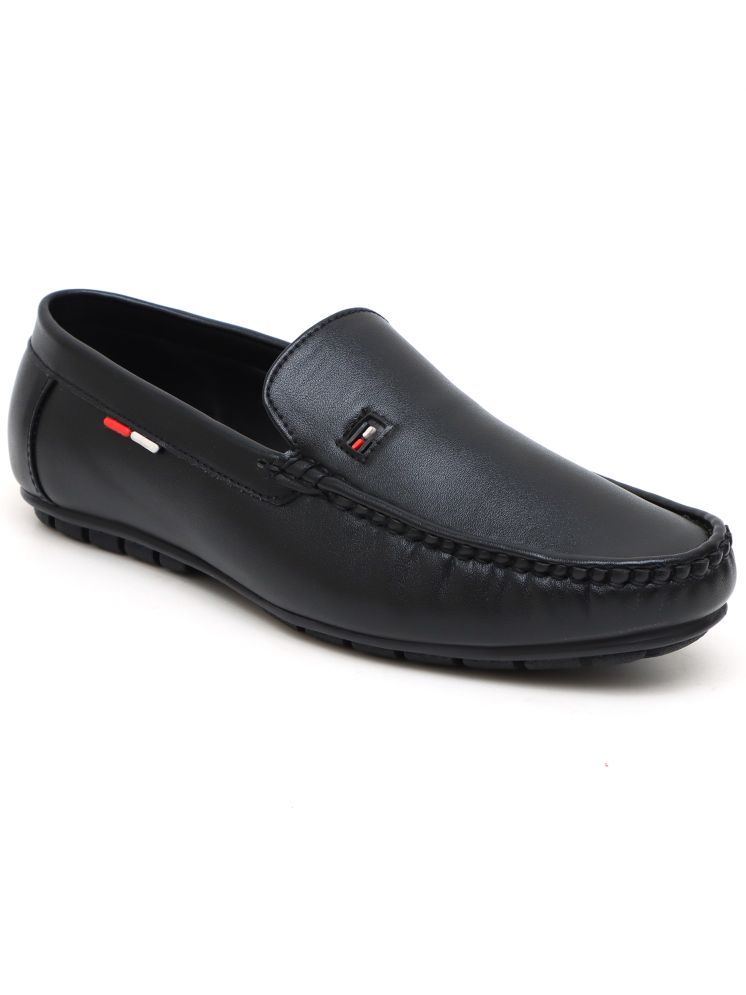     			SHUAN Black Men's Slip on