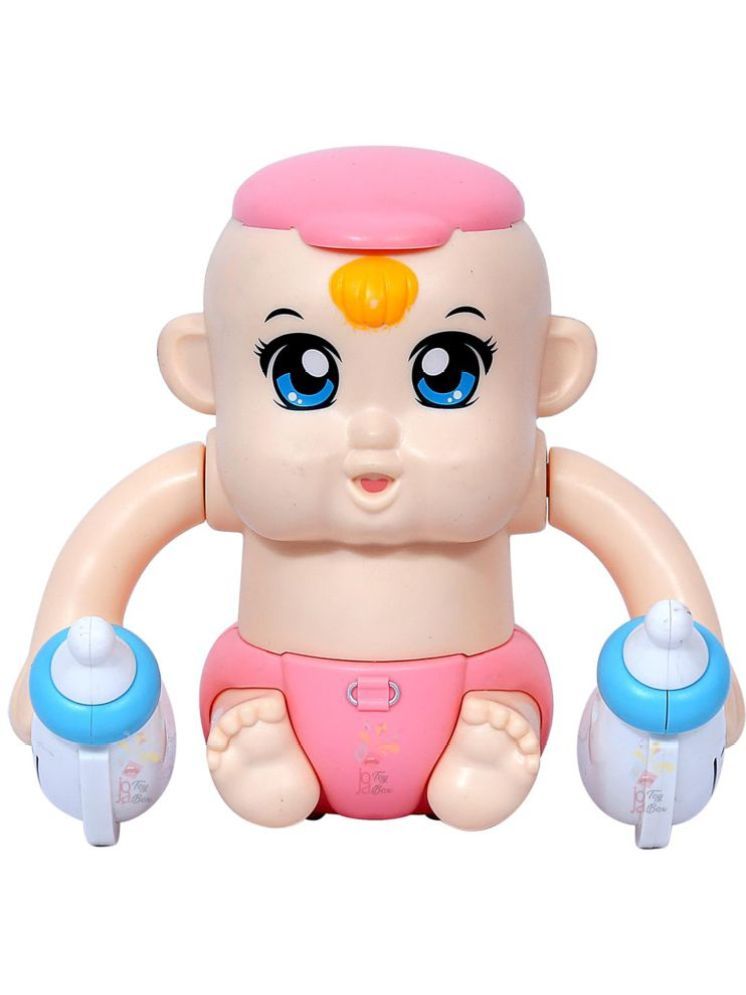     			TOY DEKHO Dancing Rolling Doll Tumble Baby Toy Voice Control Musical Light ,Jumping,Dancing, Spinning And Rolling Doll  (Multicolor),3+ Year Boys And Girls