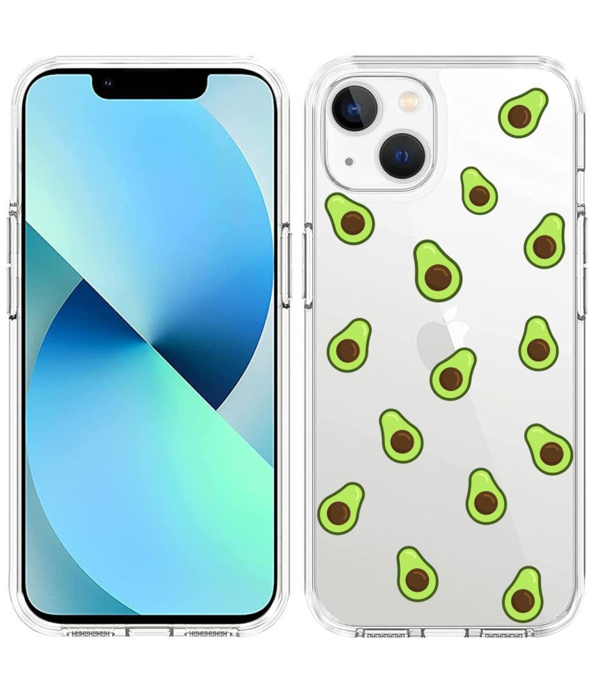     			Dimalo Multicolor Printed Back Cover Silicon Compatible For iPhone 13 ( Pack of 1 )