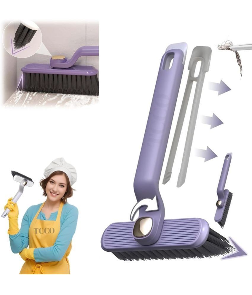     			Gatih Hard Bristle Cleaning Brush All Purpose Cleaner Stick 360 Degree Rotating Dead Corners Crevice Gap Brush 1 no.s