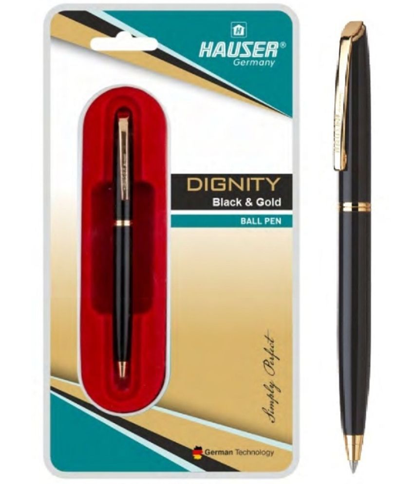     			Hauser Dignity Black & Gold Ball Pen
