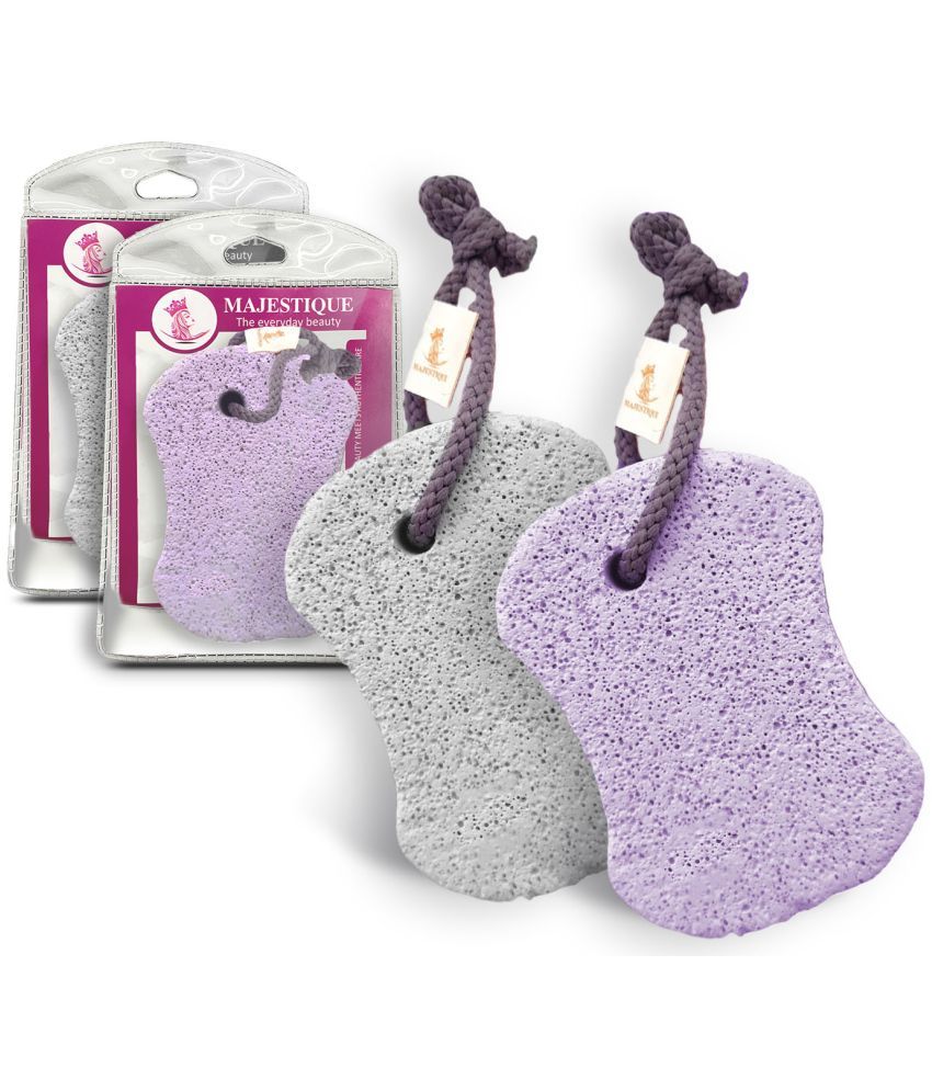     			Majestique Handy Grip Pumice Stone for Hands, Heels, Elbows For Adult - (Pack of 1) Color May Vary