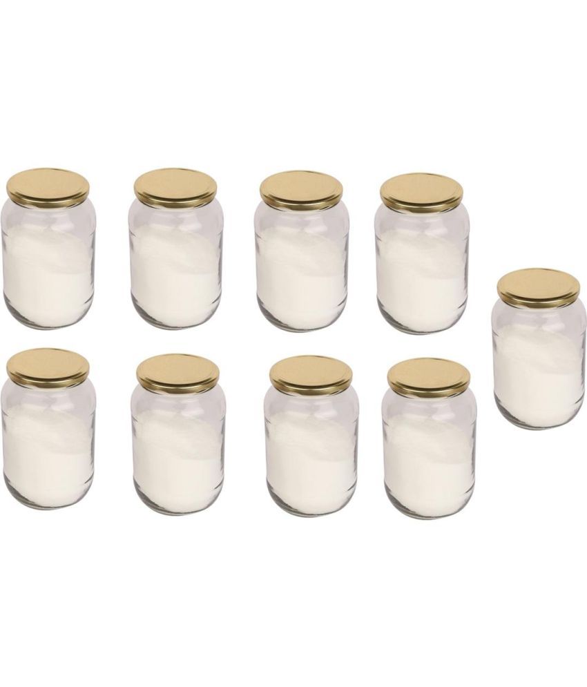     			Somil Glass Container Jar Glass Transparent Utility Container ( Set of 9 )