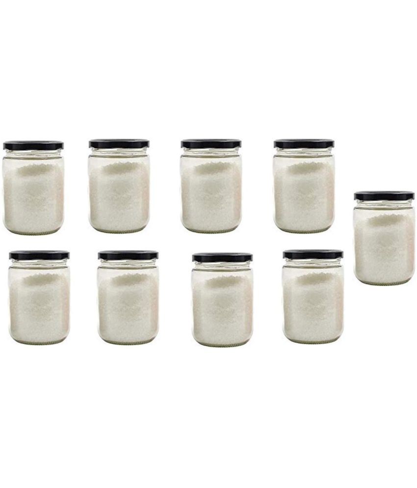     			Somil Glass Container Jar Glass Transparent Utility Container ( Set of 9 )