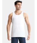 Jockey 8820 Men Super Combed Cotton Round Neck Sleeveless Vest - White (Pack of 3)