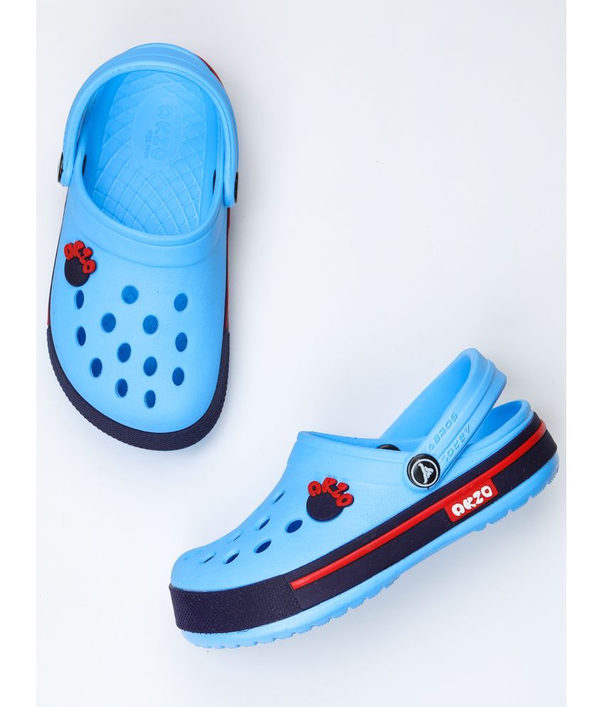     			Abros - SkyBlue Boy's Clogs ( 1 Pair )