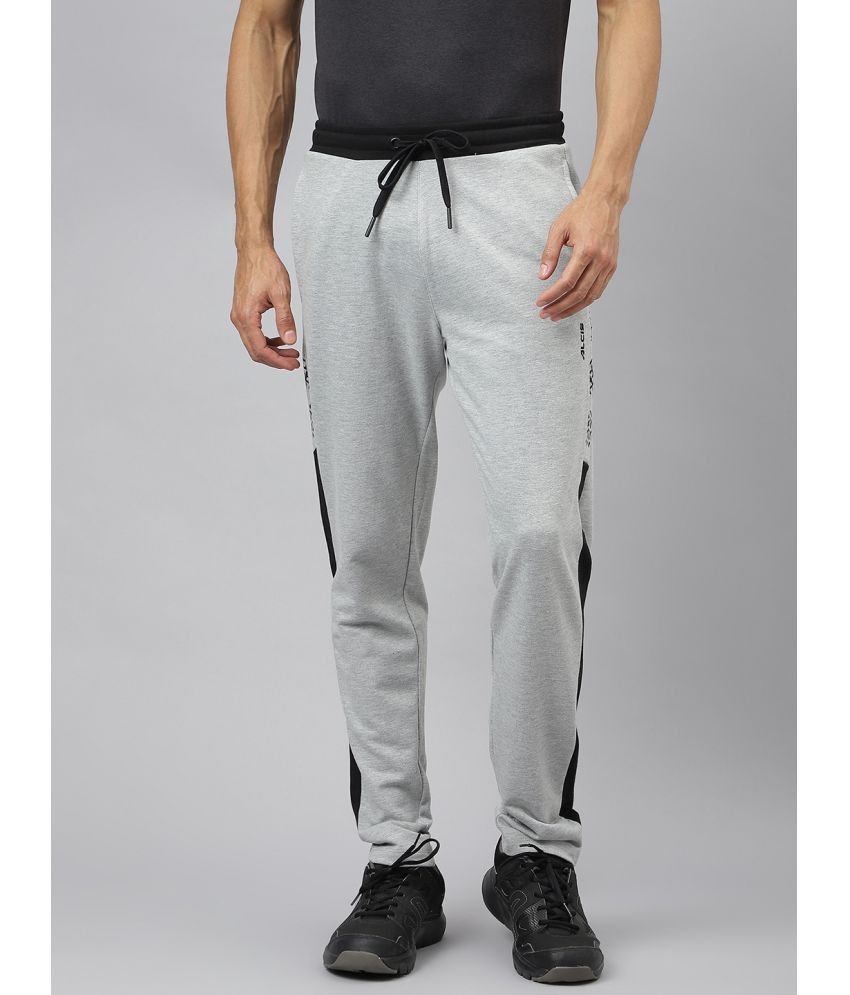     			Alcis Grey Melange Cotton Blend Men's Sports Trackpants ( Pack of 1 )