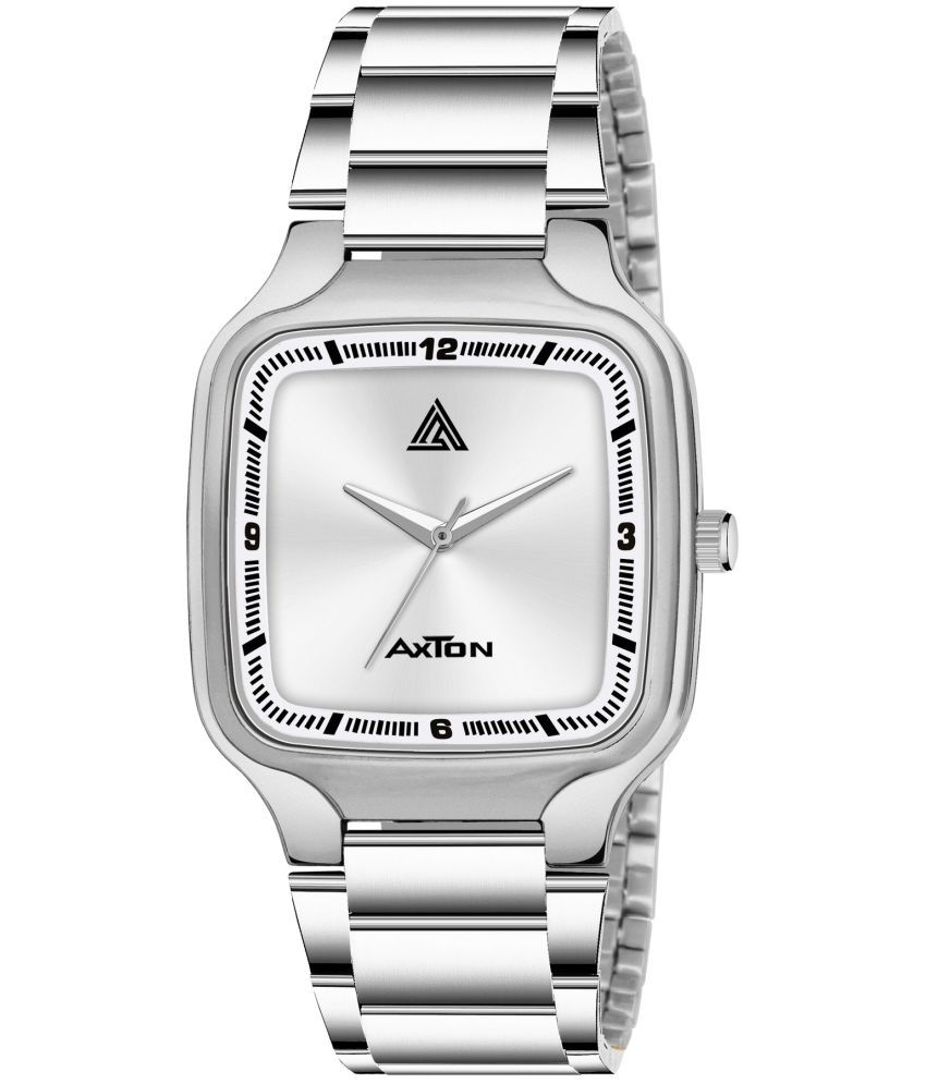     			Axton Silver Stainless Steel Analog Men's Watch