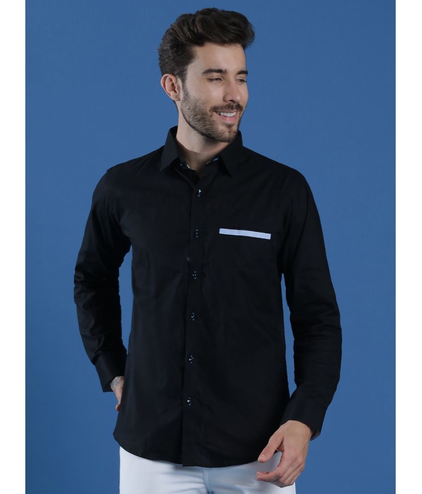     			EPPE Denim Regular Fit Solids Full Sleeves Men's Casual Shirt - Black ( Pack of 1 )