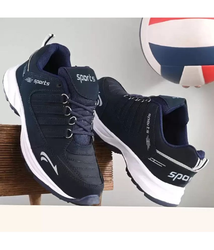     			Fabbmate Navy Blue Men's Sports Running Shoes