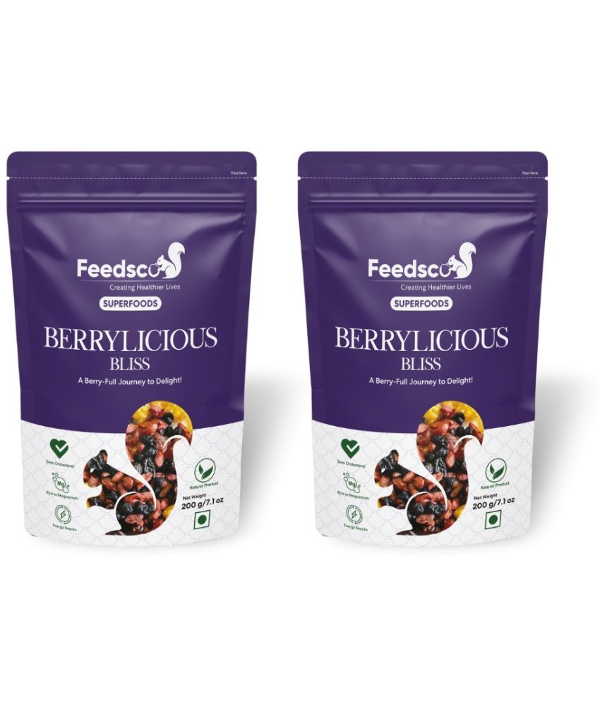     			Feedsco Nuts & Berries 200 Pack of 2