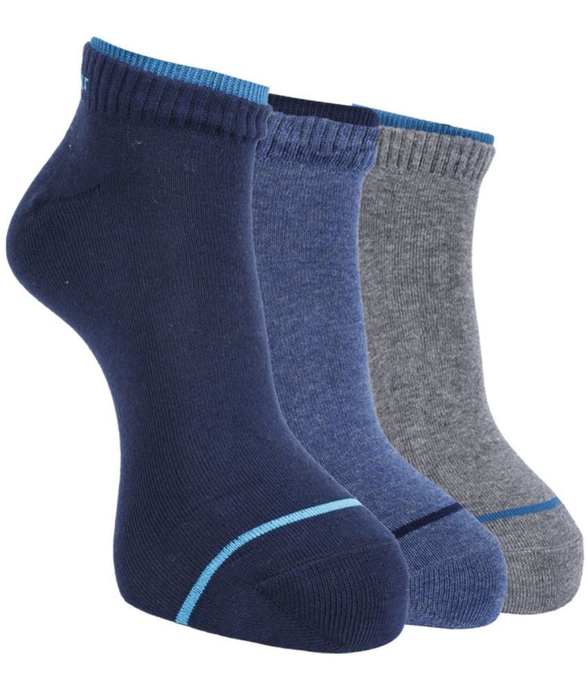     			Force NXT Cotton Blend Men's Striped Multicolor Ankle Length Socks ( Pack of 3 )