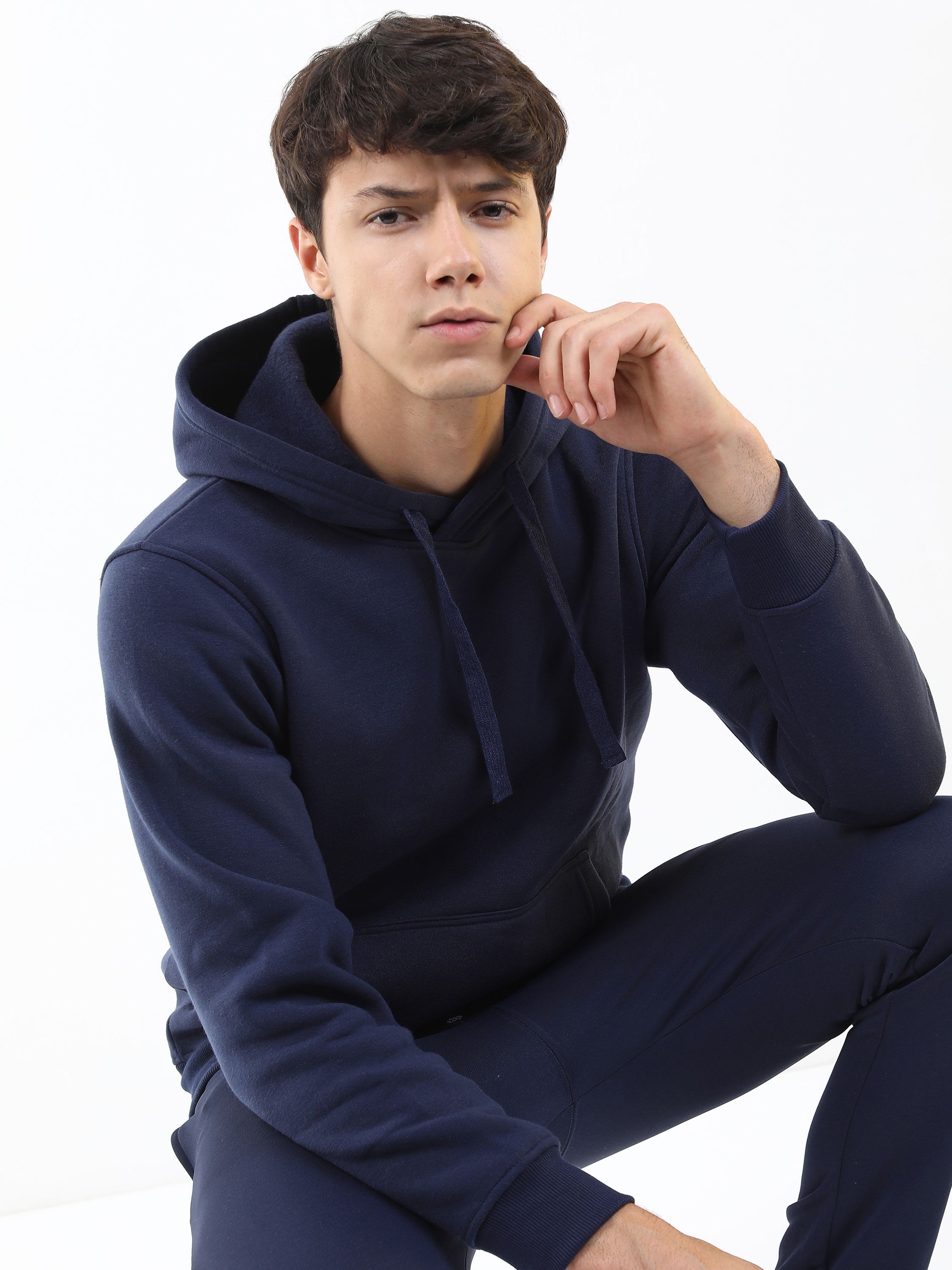     			Ketch Polyester Hooded Men's Sweatshirt - Navy ( Pack of 1 )