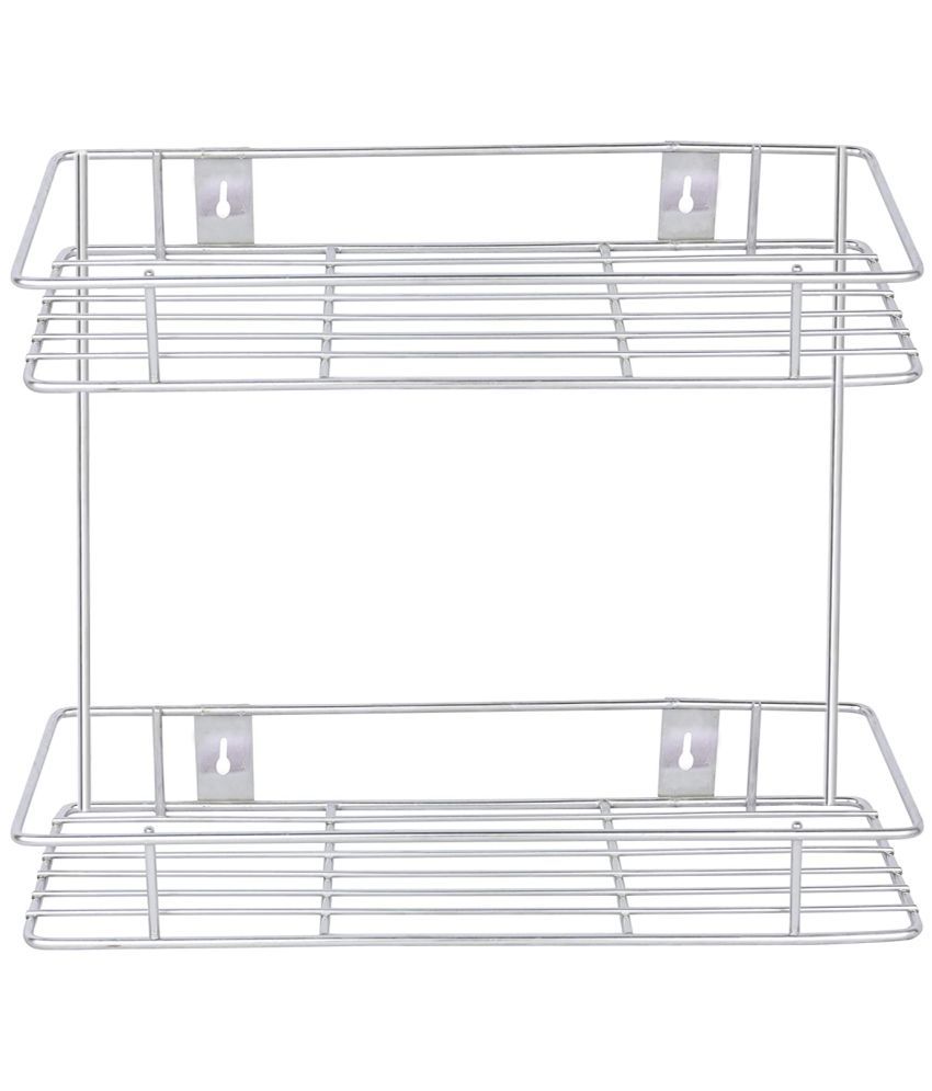     			OC9 Silver Stainless Steel Storage Racks ( Pack of 1 )