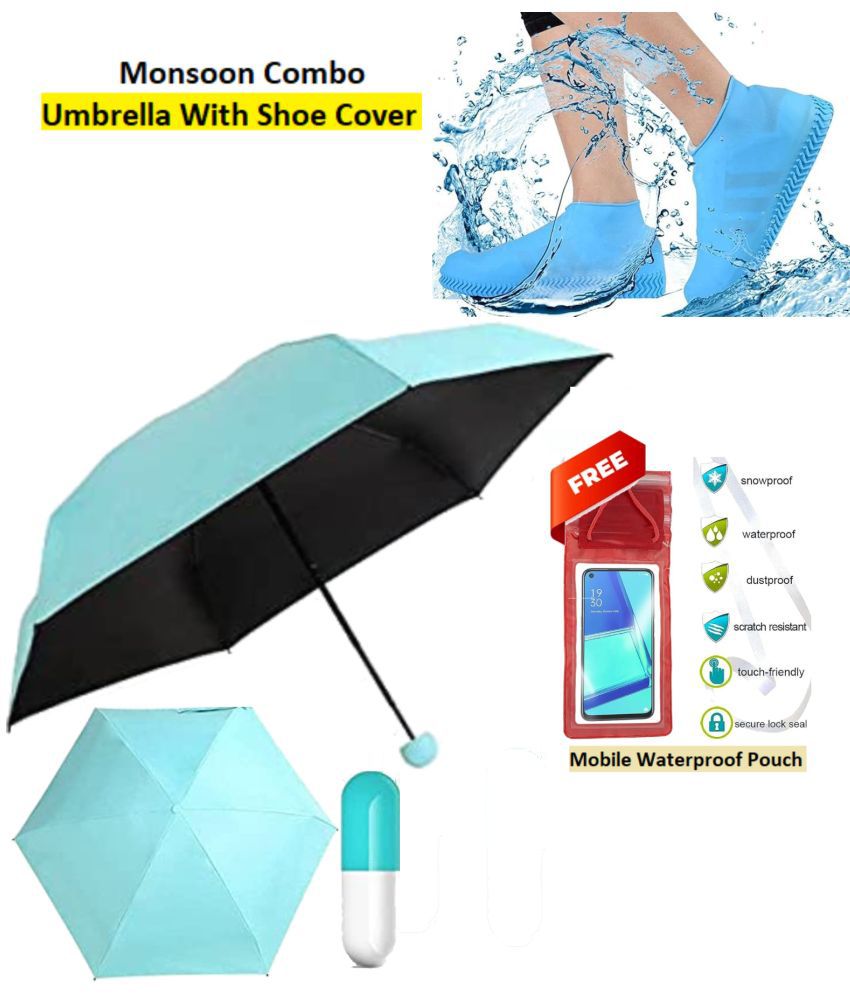     			RAMDEV ENTERPRISE Turquoise 1 Fold Umbrella