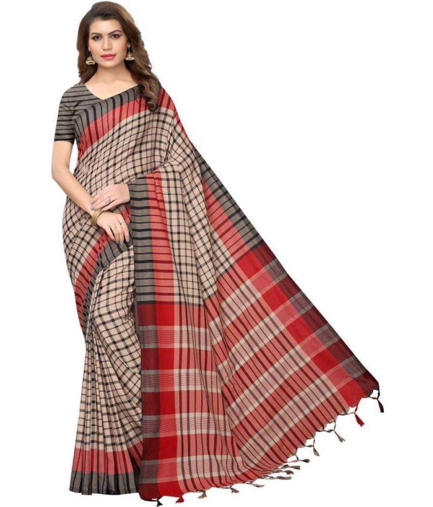     			Saadhvi Cotton Silk Woven Saree Without Blouse Piece - Black ( Pack of 1 )