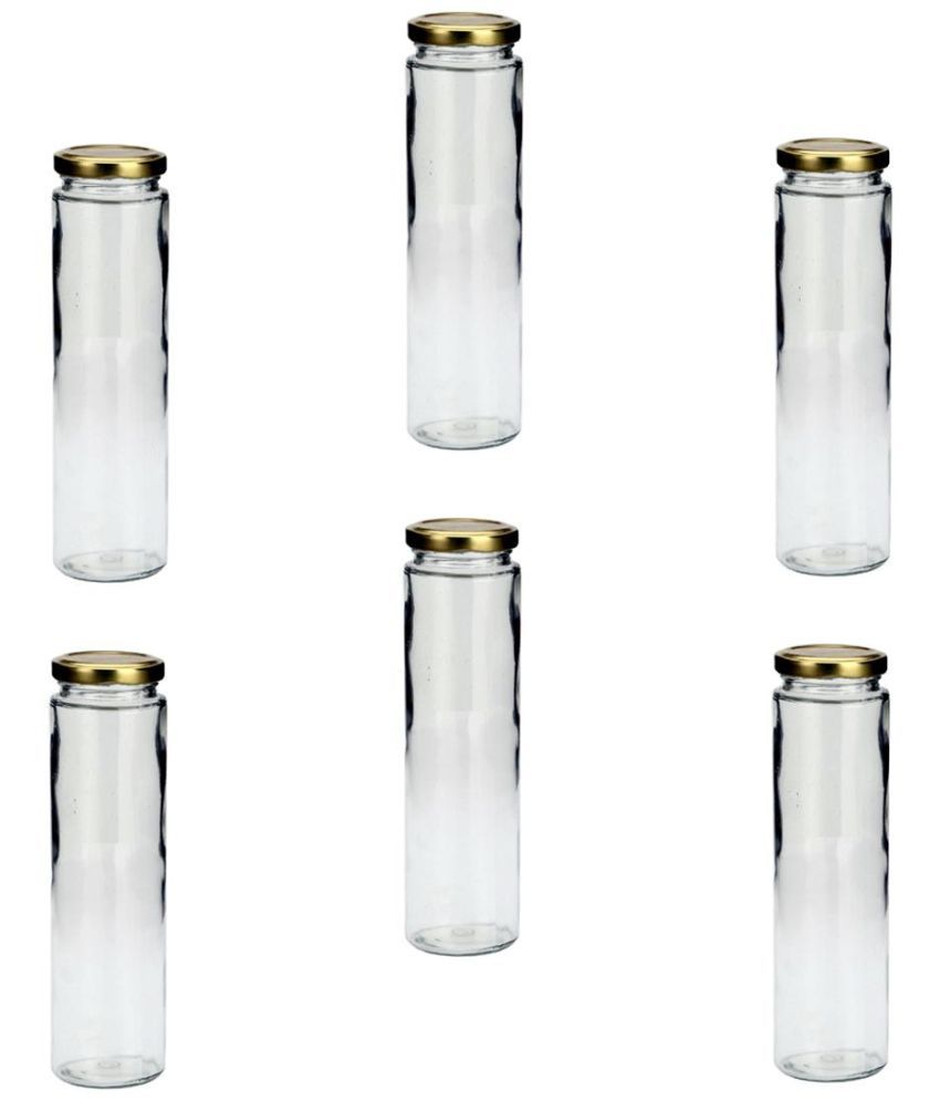     			Somil Glass Container Jar Glass Transparent Utility Container ( Set of 6 )