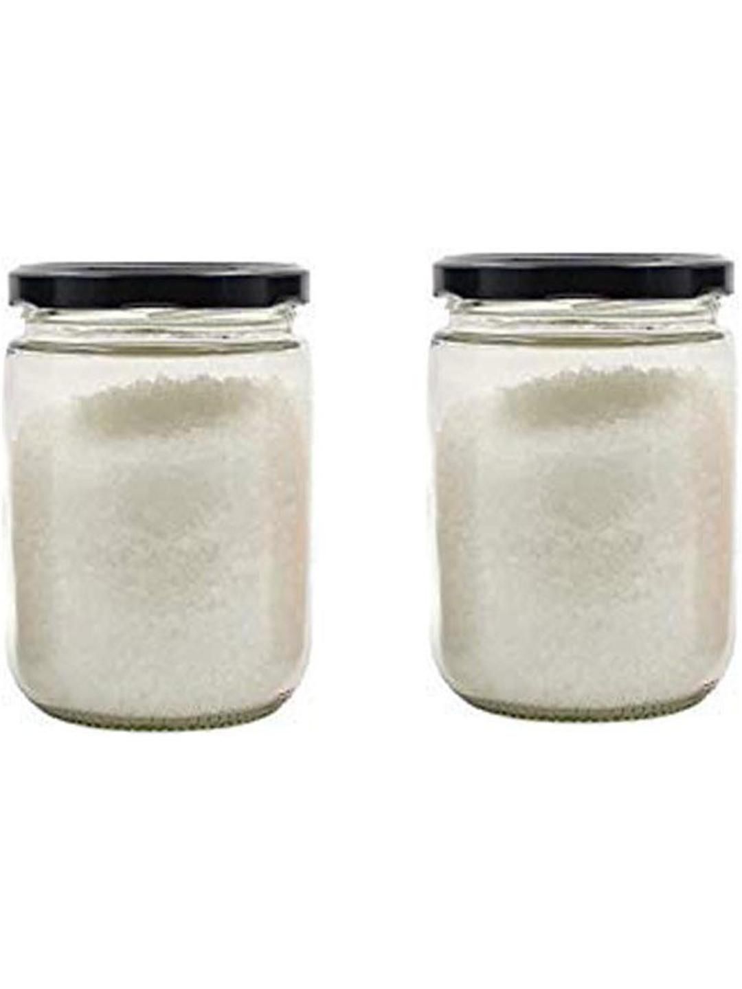     			Somil Glass Container Jar Glass Transparent Utility Container ( Set of 2 )