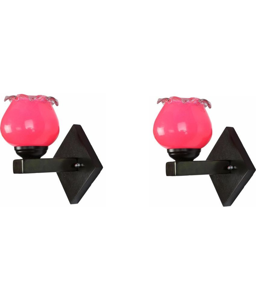     			Somil Pink Up & Down Light Lamp ( Pack of 2 )