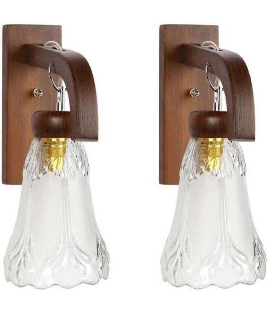     			Somil White Up & Down Light Lamp ( Pack of 2 )