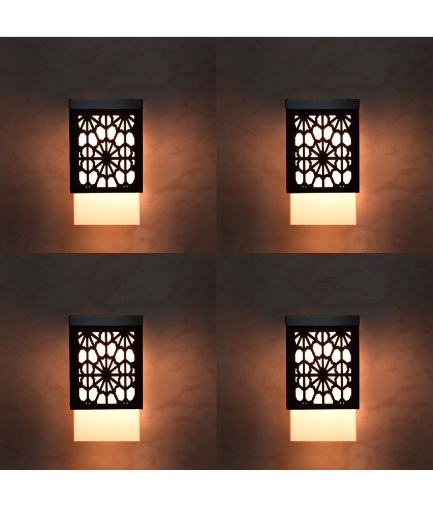     			Somil Wood Decorative & Designer Pendant Black - Pack of 4