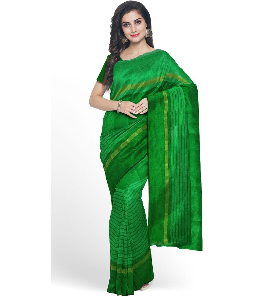     			Vkaran Cotton Silk Applique Saree Without Blouse Piece - Maroon ( Pack of 2 )