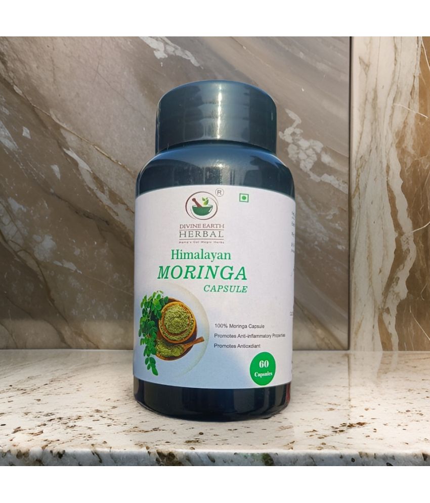     			DIVINE EARTH HERBAL ENTERPRISES - Himalayan Moringa Capsule Plant Protein Powder ( 1 mg Natural )