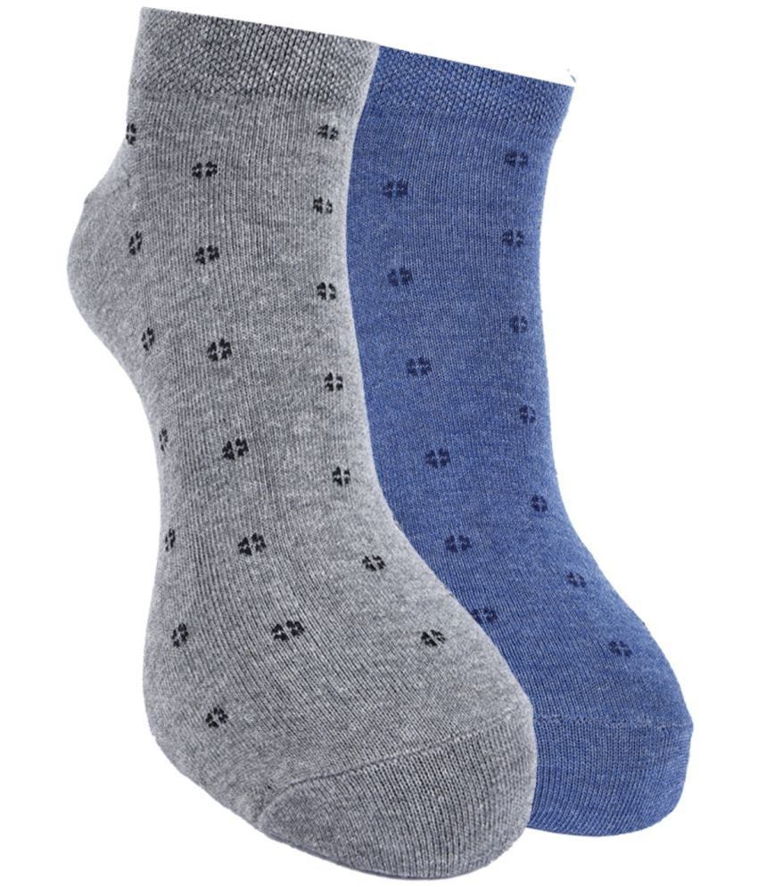     			Force NXT Cotton Blend Men's Self Design Multicolor Ankle Length Socks ( Pack of 2 )