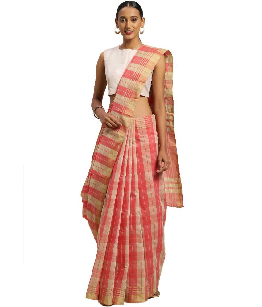     			Saadhvi Net Cut Outs Saree With Blouse Piece - Multicolor ( Pack of 1 )