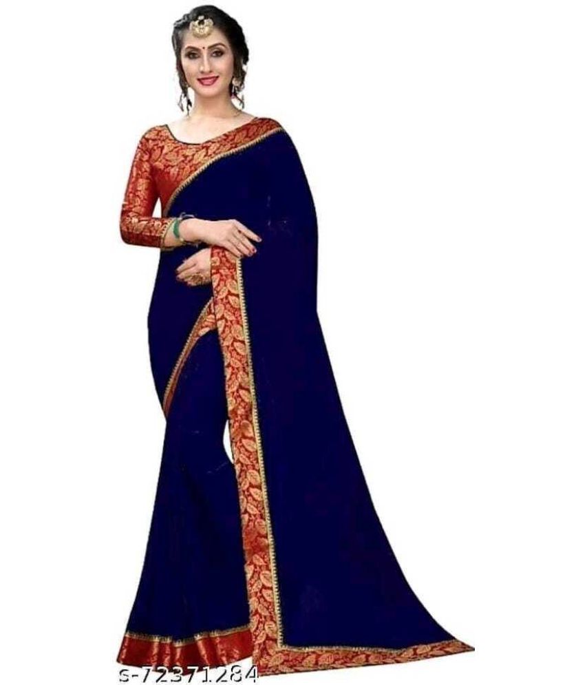     			Saadhvi Net Cut Outs Saree With Blouse Piece - Grey ( Pack of 1 )