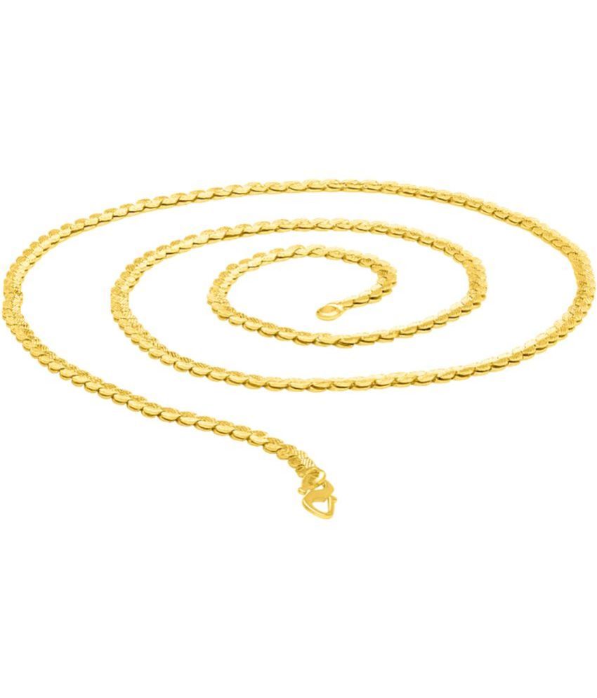     			Thrillz Gold Plated Chain ( Pack of 1 )