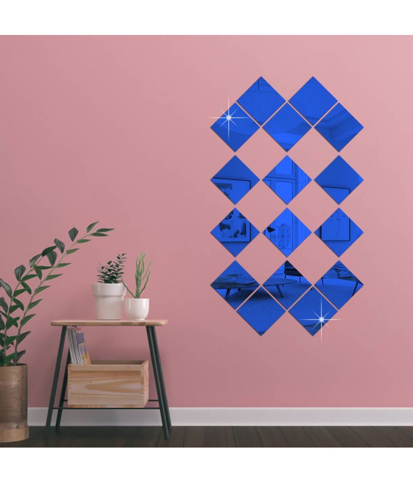     			WallDaddy Wall Sticker Geometric ( 15 x 15 cms )