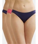 Jockey SW01 Women Cotton Elastane Bikini - Assorted (Pack of 3 - Color & Print May Vary)