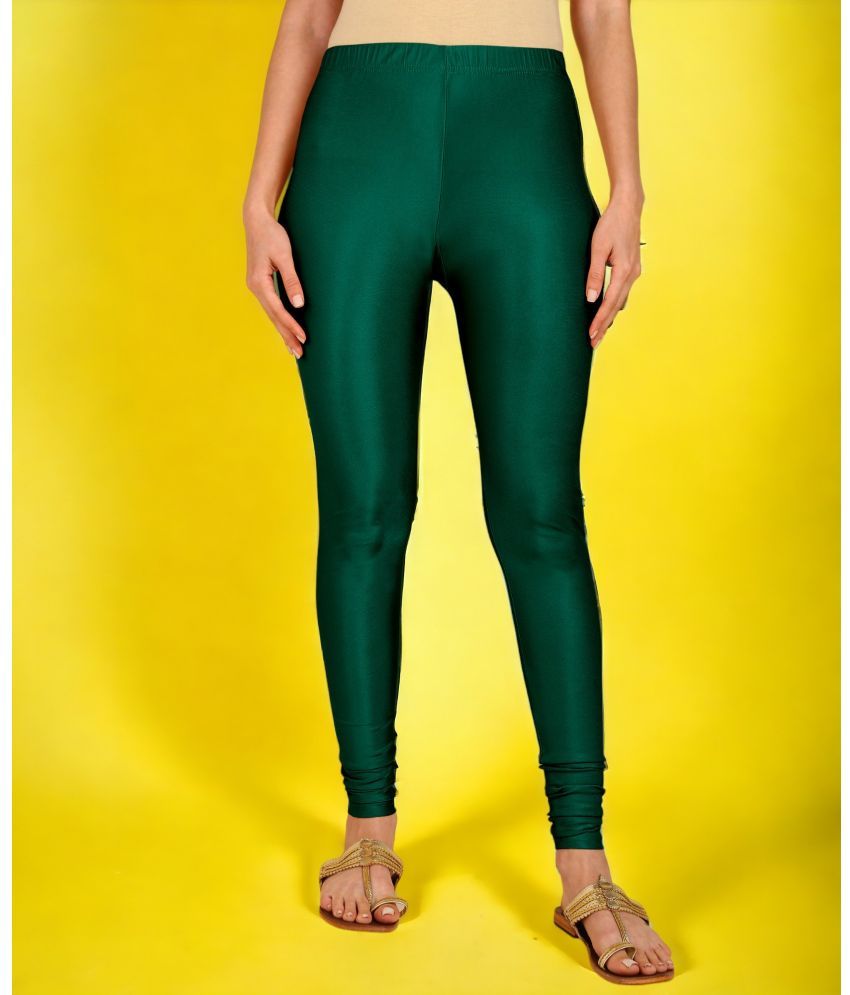     			Colorscube - Green Lycra Women's Leggings ( Pack of 1 )