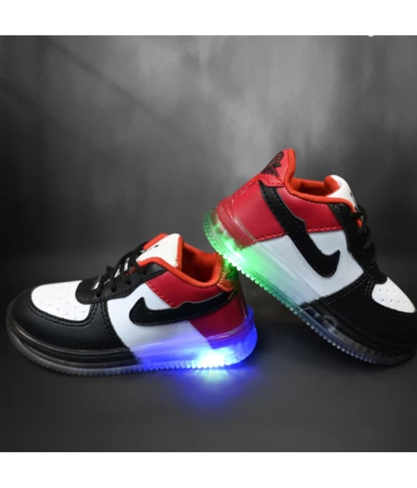     			GLOBIN - Red Boy's LED Shoes ( 1 Pair )