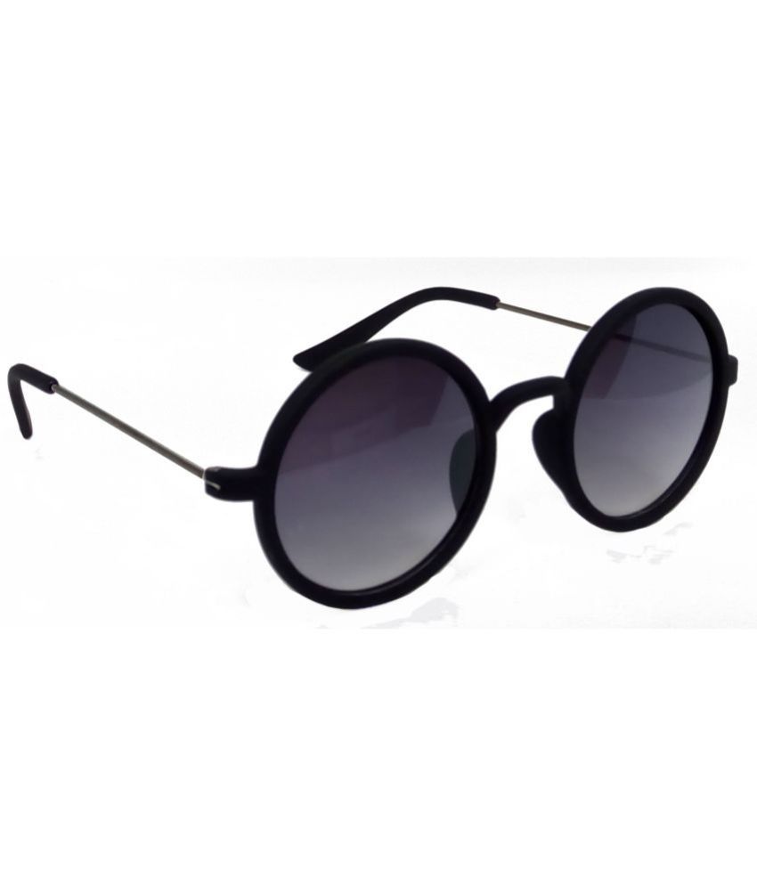     			Hrinkar Black Round Sunglasses ( Pack of 1 )