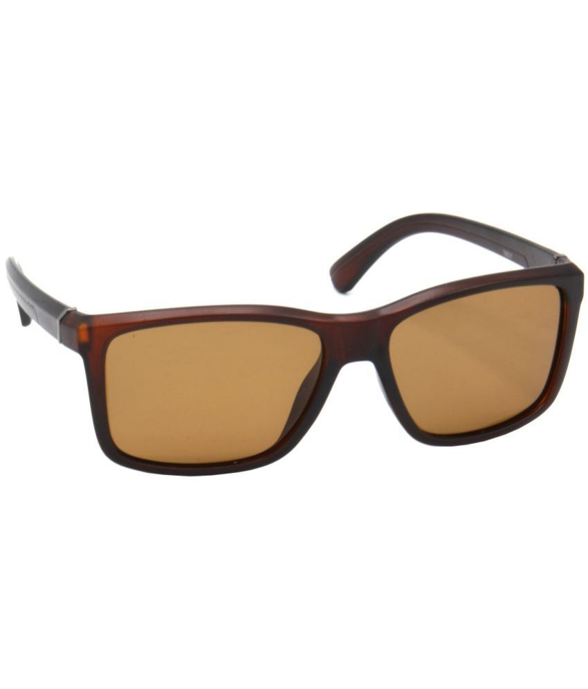     			Hrinkar Copper Rectangular Sunglasses ( Pack of 1 )