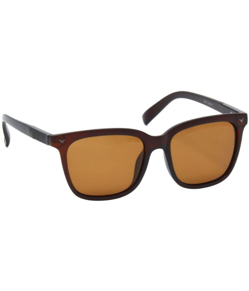     			Hrinkar Copper Rectangular Sunglasses ( Pack of 1 )