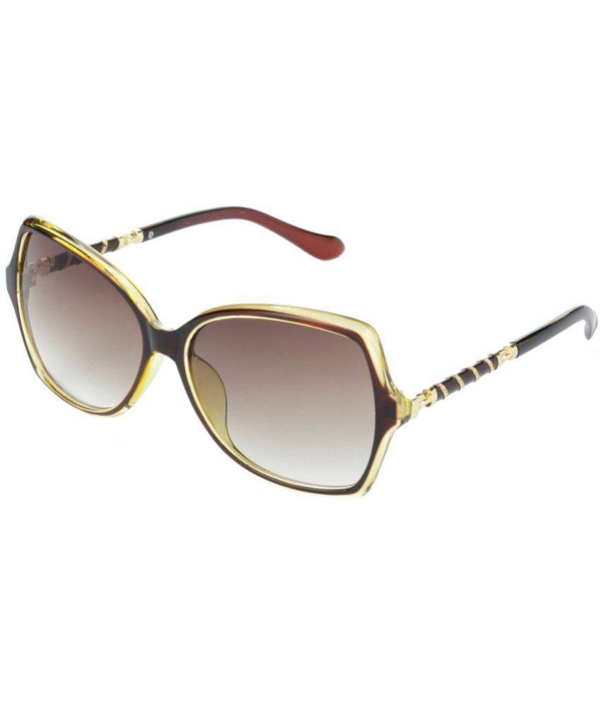     			Hrinkar Yellow Rectangular Sunglasses ( Pack of 1 )
