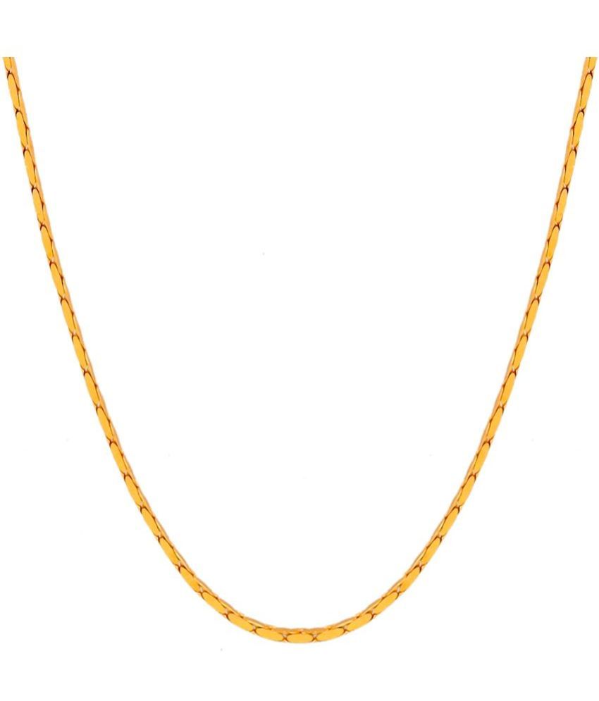     			Thrillz Gold Plated Chain ( Pack of 1 )