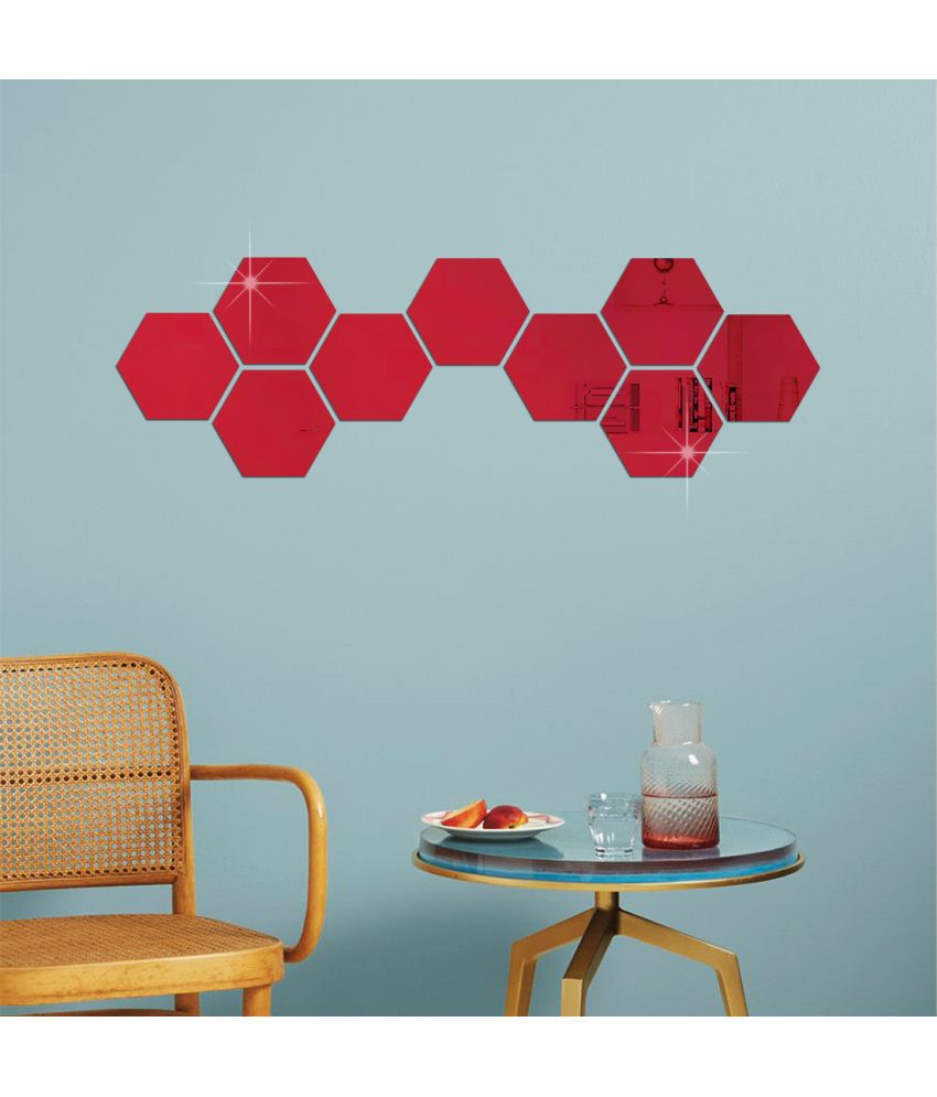     			WallWear Wall Sticker Geometric ( 12 x 10 cms )