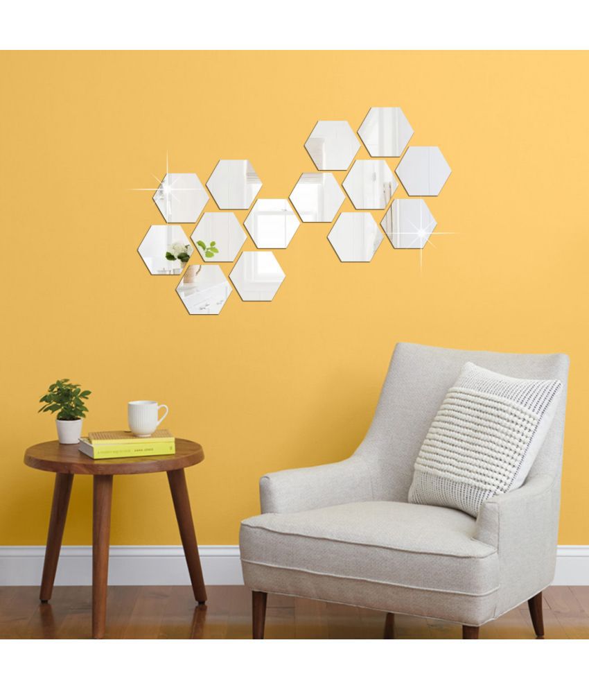     			WallWear Wall Sticker Geometric ( 12 x 10 cms )